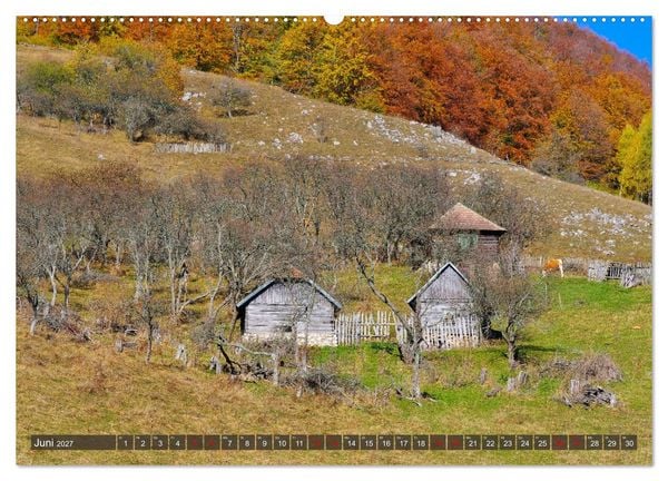 Produktbild: Fundatura Ponorului - Auf dem Via Transilvanica durch die Karpaten (Wandkalender 2027 DIN A2 quer), CALVENDO Monatskalender