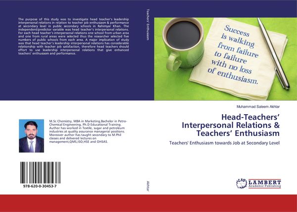Produktbild: Head-Teachers' Interpersonal Relations & Teachers' Enthusiasm
