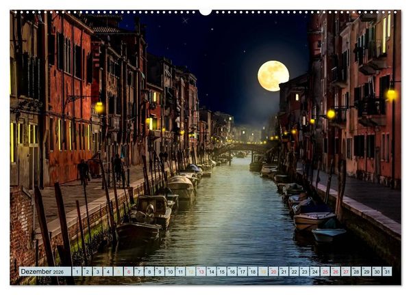 Produktbild: Venedig - sehr privat (hochwertiger Premium Wandkalender 2026 DIN A2 quer), Kunstdruck in Hochglanz