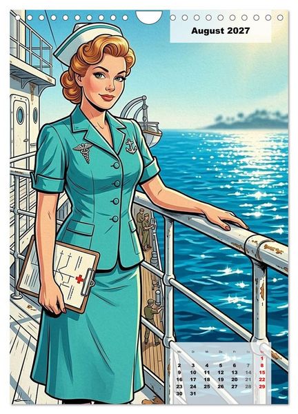 Produktbild: Uniform-Girls (Wandkalender 2027 DIN A4 hoch), CALVENDO Monatskalender