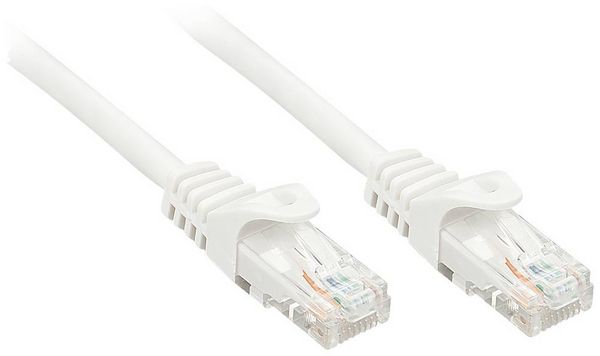 Produktbild: LINDY 48207 RJ45 Patchkabel CAT 6 U/UTP 10.00m Wei&szlig; 1St.
