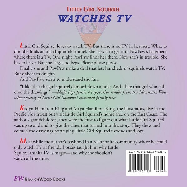Produktbild: Little Girl Squirrel Watches TV
