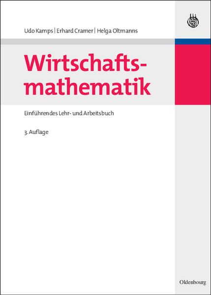 Produktbild: Wirtschaftsmathematik