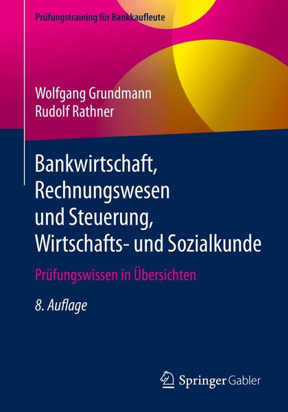 Produktbild: Bankwirtschaft, Rechnungswesen und Steuerung, Wirtschafts- und Sozialkunde