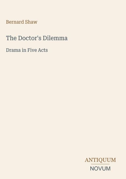 Produktbild: The Doctor's Dilemma