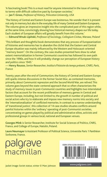 Produktbild: History, Memory and Politics in Central and Eastern Europe