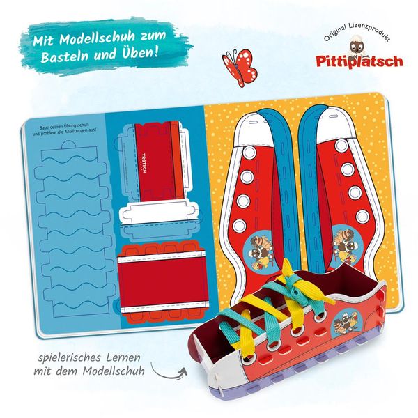 Produktbild: Tr&ouml;tsch Unser Sandm&auml;nnchen Das Schn&uuml;rsenkelbuch Pittiplatsch Schuhe binden leicht gemacht