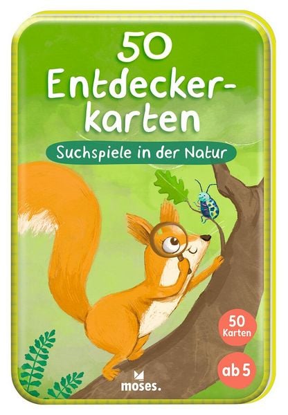Produktbild: 50 Entdeckerkarten - Suchspiele in der Natur