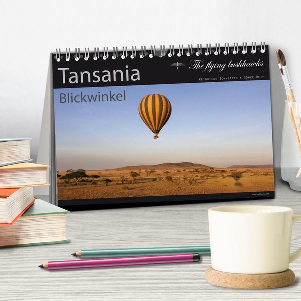 Produktbild: Tansania Blickwinkel 2026 (Tischkalender 2026 DIN A5 quer), CALVENDO Monatskalender