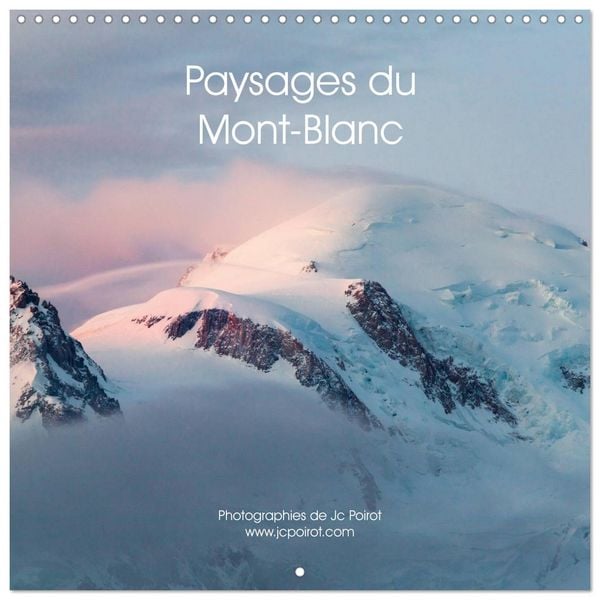 Produktbild: Paysages du Mont-Blanc (Calendrier mural carr&eacute; 2026 30x30 cm) Calendrier double avec une page pour vos prises de notes