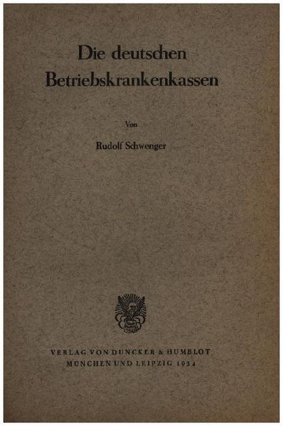 Produktbild: Die deutschen Betriebskrankenkassen.