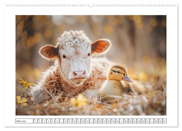 Produktbild: Schottische Hochland Rinder (hochwertiger Premium Wandkalender 2026 DIN A2 quer), Kunstdruck in Hochglanz