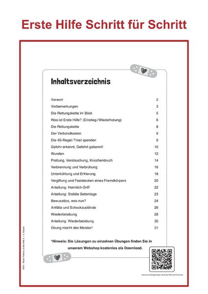 Produktbild: Erste Hilfe macht Schule