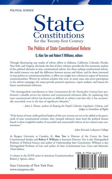 Produktbild: State Constitutions for the Twenty-first Century