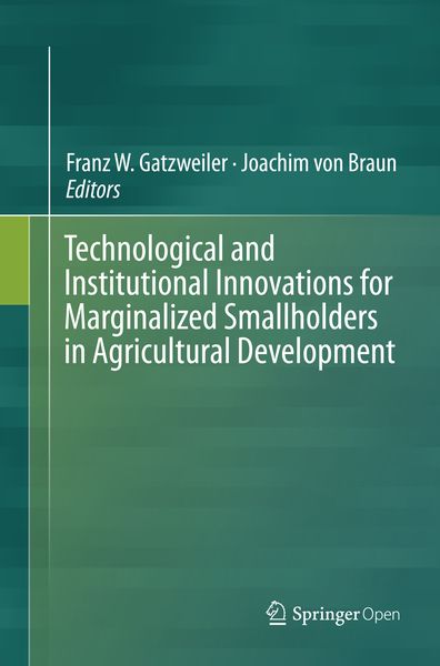 Produktbild: Technological and Institutional Innovations for Marginalized Smallholders in Agricultural Development