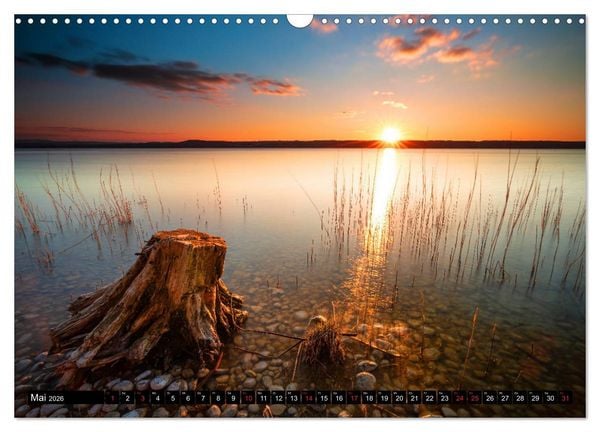 Produktbild: Sch&ouml;ne Seen in Bayern (Wandkalender 2026 DIN A3 quer), CALVENDO Monatskalender