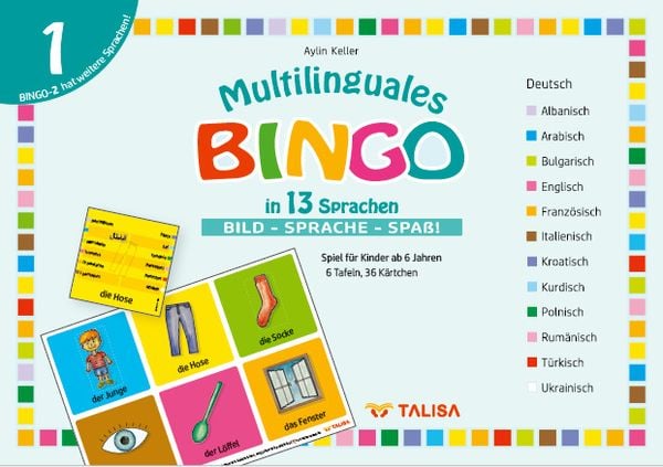 Multilinguales BINGO in 13 Sprachen (Nr.1)