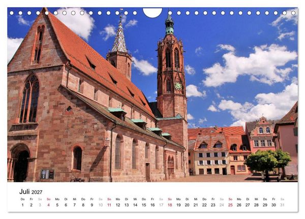 Produktbild: Wundersch&ouml;nes Villingen (Wandkalender 2027 DIN A4 quer), CALVENDO Monatskalender