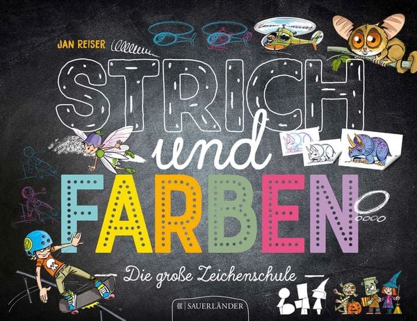 Produktbild: Strich und Farben - Die gro&szlig;e Zeichenschule