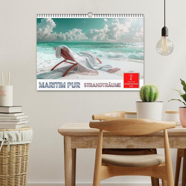 Produktbild: Maritim pur - Strandtr&auml;ume (Wandkalender 2026 DIN A3 quer), CALVENDO Monatskalender