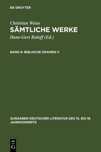 Produktbild: Biblische Dramen V