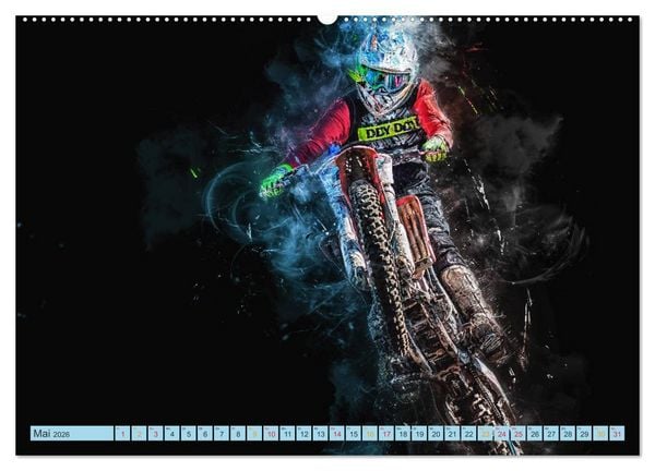 Produktbild: Motocross - extrem cool (Wandkalender 2026 DIN A2 quer), CALVENDO Monatskalender