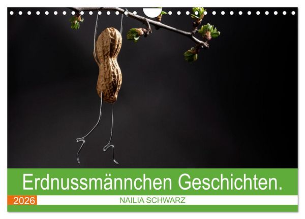 Produktbild: Erdnussm&auml;nnchen Geschichten. (Wandkalender 2026 DIN A4 quer), CALVENDO Monatskalender