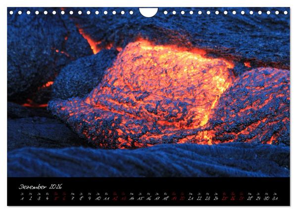 Produktbild: Kilauea Volcano Hawaii - Auf den Spuren von Feuerg&ouml;ttin Pele (Wandkalender 2026 DIN A4 quer), CALVENDO Monatskalender