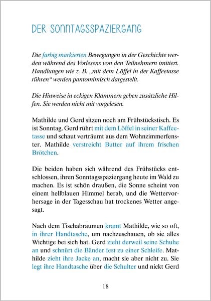 Produktbild: Bewegungsgeschichten und Bewegungsgedichte f&uuml;r &auml;ltere Menschen
