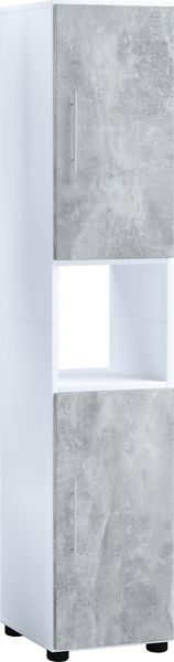Produktbild: Holz Badm&ouml;bel Badschrank Hochschrank Flandu