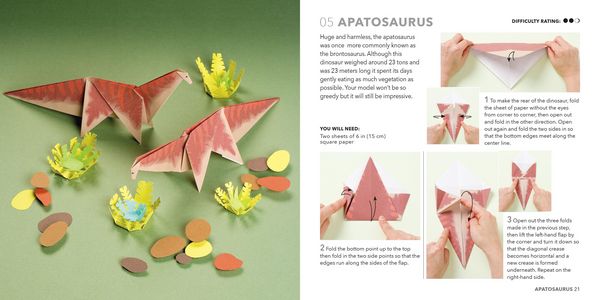 Produktbild: Origami Dinosaurs