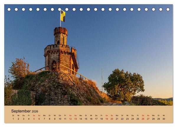 Produktbild: Bad D&uuml;rkheimer Ansichten (Tischkalender 2026 DIN A5 quer), CALVENDO Monatskalender