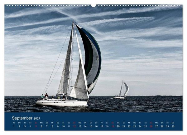 Produktbild: Segelregatta (Wandkalender 2027 DIN A2 quer), CALVENDO Monatskalender