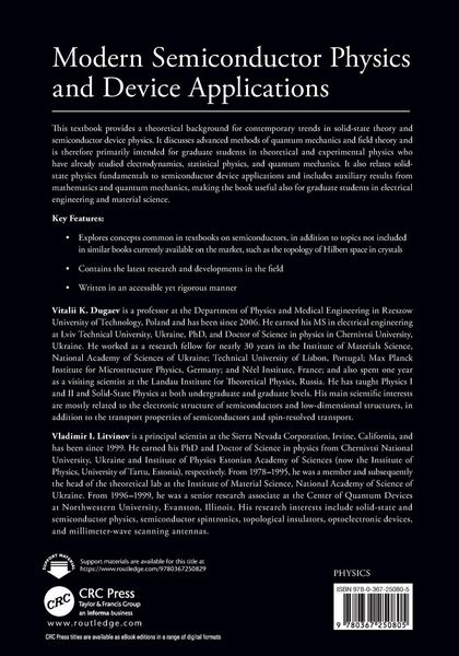 Produktbild: Modern Semiconductor Physics and Device Applications