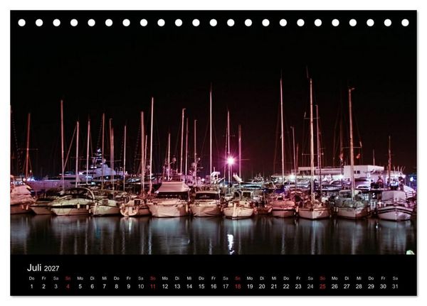 Produktbild: Ibiza by night (Tischkalender 2027 DIN A5 quer), CALVENDO Monatskalender