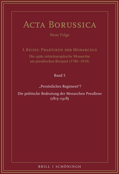 Produktbild: &bdquo;Pers&ouml;nliches Regiment&ldquo;?