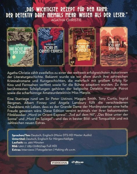 Produktbild: Agatha Christie Edition [4 BRs]