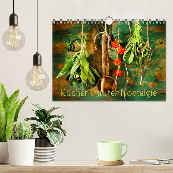 Produktbild: K&uuml;chenkr&auml;uter Nostalgie (Wandkalender 2026 DIN A4 quer), CALVENDO Monatskalender