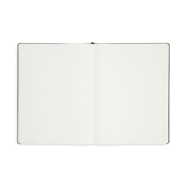 Produktbild: Notizbuch A4 Hardcover Moss Green Blanko, 192 Seiten