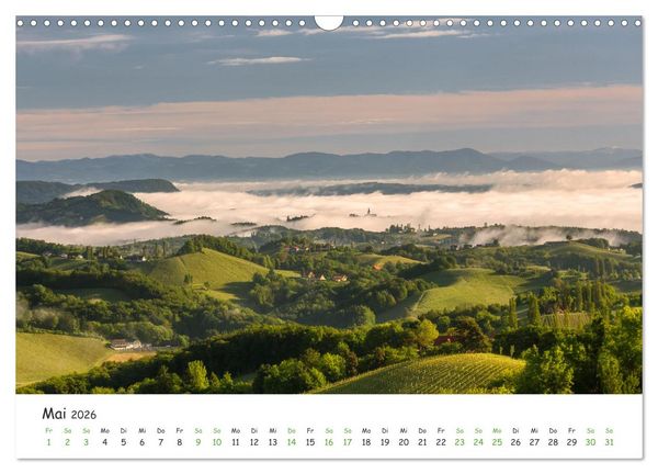 Produktbild: S&uuml;dsteiermark365 (Wandkalender 2026 DIN A3 quer), CALVENDO Monatskalender