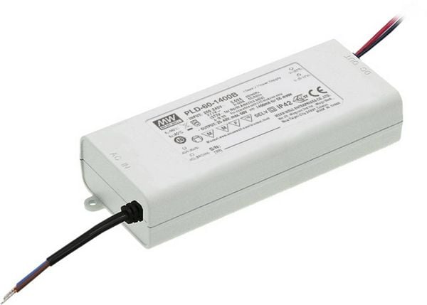 Produktbild: Mean Well MW PLD-60-700B LED-Treiber Konstantstrom 60W 0.7A 50 - 86 V/DC nicht dimmbar 1St.