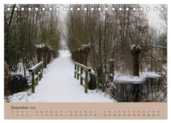 Produktbild: Krefelder Landschaften (Tischkalender 2026 DIN A5 quer), CALVENDO Monatskalender