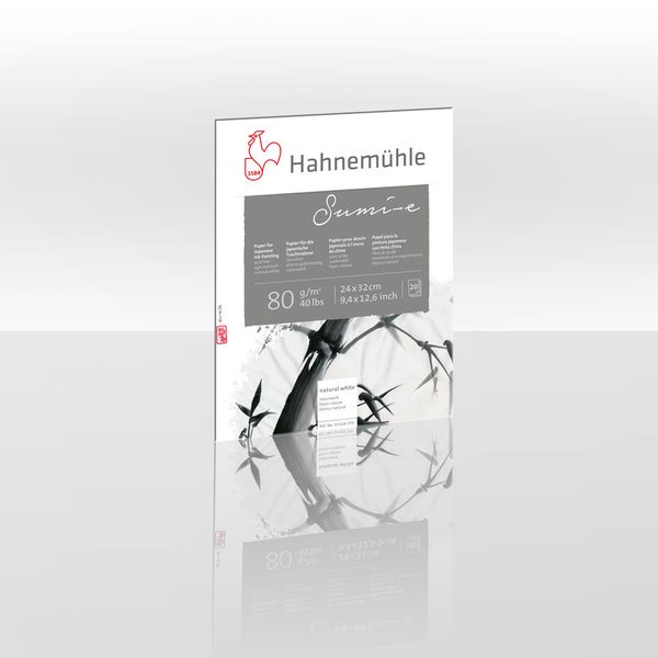 Produktbild: Hahnem&uuml;hle Papier Sumi-e, 24 x 32 cm, 80 g/m&sup2;
