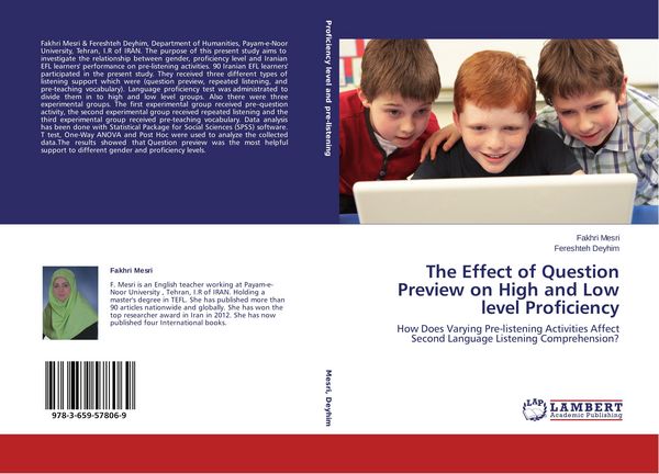 Produktbild: The Effect of Question Preview on High and Low level Proficiency