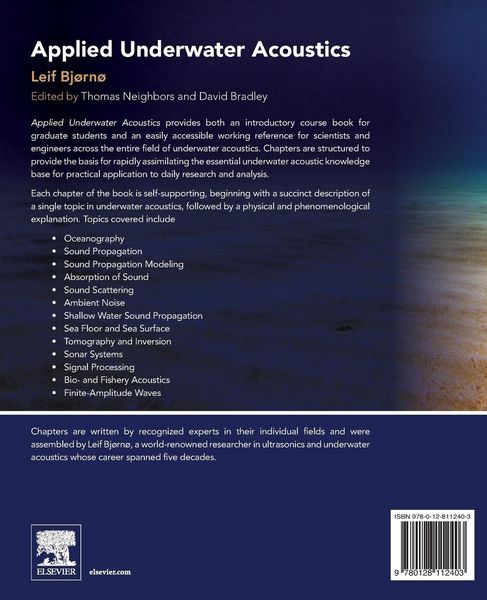 Produktbild: Applied Underwater Acoustics