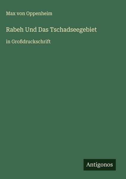 Produktbild: Rabeh Und Das Tschadseegebiet