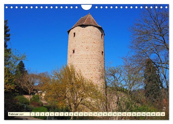 Produktbild: Weinheim im Herzen der Bergstra&szlig;e (Wandkalender 2027 DIN A4 quer), CALVENDO Monatskalender