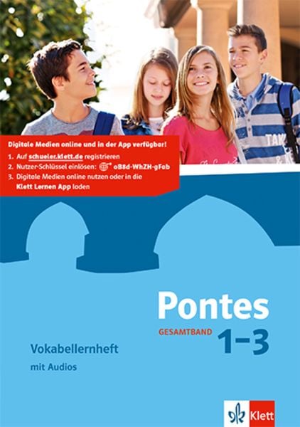 Pontes Gesamtband. Vokabellernheft 1-3 Gesamtausgabe, Set von , Klett Schulbuchverlag, 978-3-12-622339-3