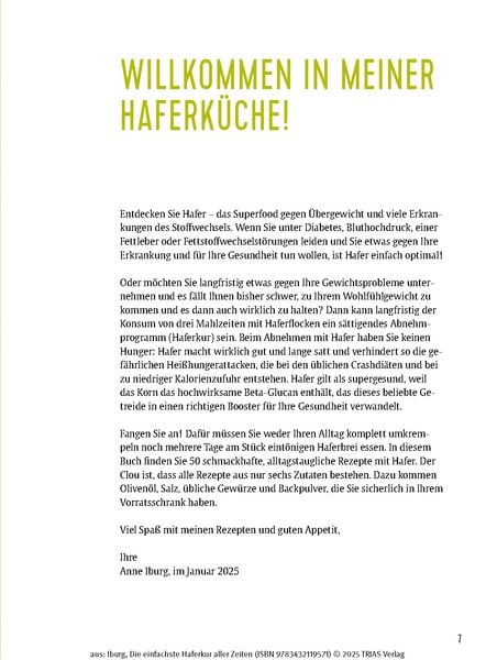 Produktbild: Die einfachste Haferkur aller Zeiten