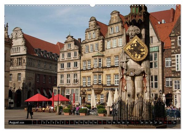 Produktbild: Deutsche Hansest&auml;dte (Wandkalender 2026 DIN A2 quer), CALVENDO Monatskalender